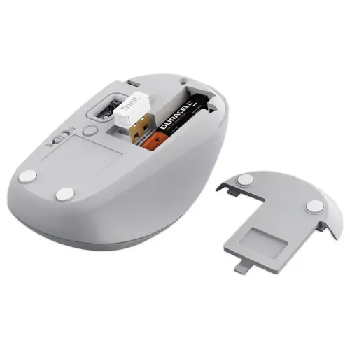 Draadloze Muismodel Yvi+ Stil - Gerecycled - Wit - TRUST