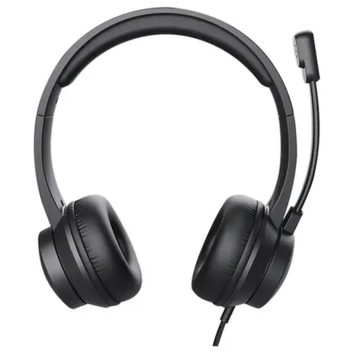 Lichtgewicht & Comfortabele AYDA Headset met Microfoon - Zwart - TRUST