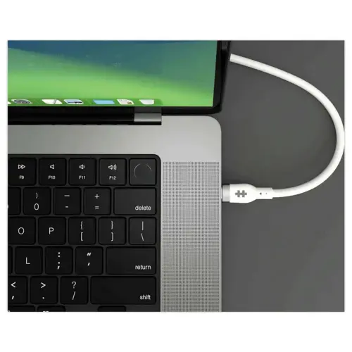USB-C Snellaadkabel 240W 2m - Wit - HYPERTEC