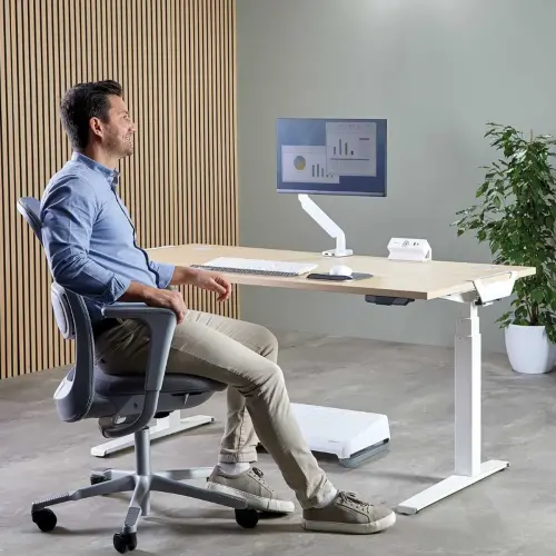 Elektrificatie-eenheid - Power Desk - USB-A USB-C - Wit - FELLOWES 