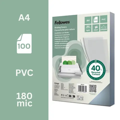 100 PVC-mappen A4 180 µ