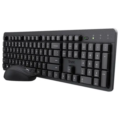 Draadloos Toetsenbord + Muis Set Duurzaam - Zwart - TRUST