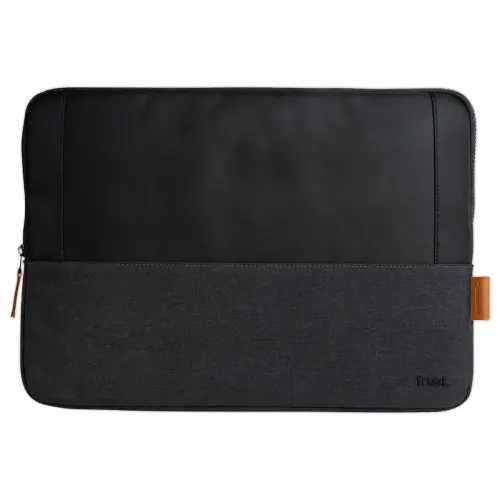 Elegante zwarte 16" laptophoes - Gerecycled - TRUST
