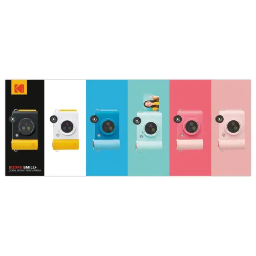Kodaksmile+ Instantcamera Wit met Stabilisatie - KODAK 
