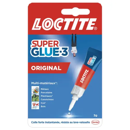 Extra sterke vloeibare superglue 3g - Loctite 