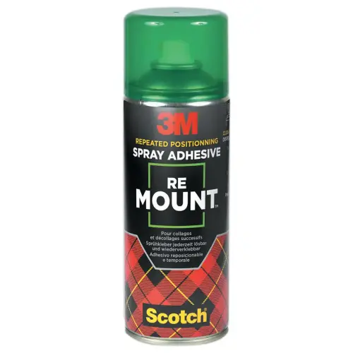 Herkleefbare lijmspray REMOUNT® 3M - 400ml