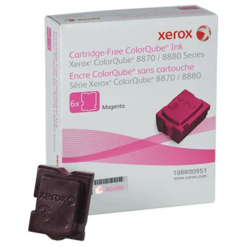 Set van 6 XEROX 108R00955 magenta wasblokjes