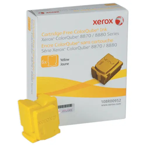 Set van 6 XEROX 108R00956 gele wasblokken