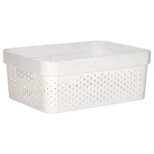 Infinity Dots Mand 11L - Gerecycled - Wit - CURVER