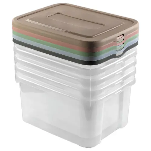 5 Set van 5 stevige Handy dozen van 25L - CURVER