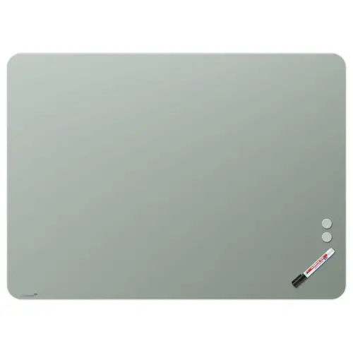Mat glazen bord 90x120 + kit - groen - LEGAMASTER