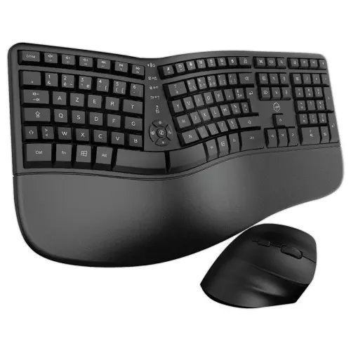 Draadloos Ergonomisch Toetsenbord + Muis Multiverbinding C30W - MOBILITY LAB 