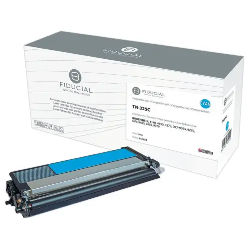 Toner FIDUCIAL equiv. BROTHER TN 325C cyaan