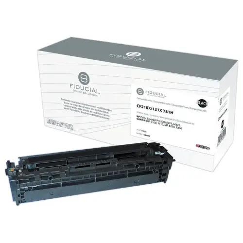 Lasercartridge FIDUCIAL equiv. HP CE210X Zwart