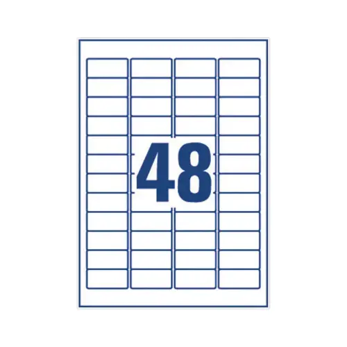 Ultrasterke laseretiketten AVERY 45,7x21,2 mm 960 etik/doos