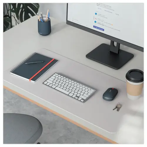 Groot bureau onderlegvel - grijs