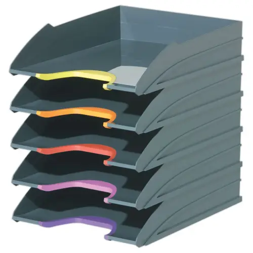 5 Brievenbakjes Varicolor - Grijs