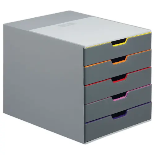 Module met 5 lades VARICOLOR grijs 