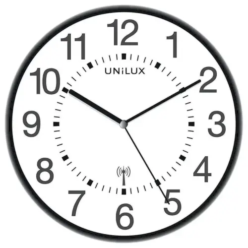 Radiogestuurde wandklok - UNILUX