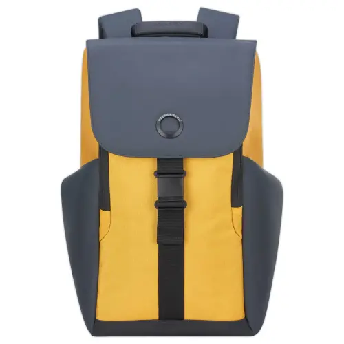 SecurFlap Rugzak 15,6" - Comfortabel & Veilig - Geel - DELSEY