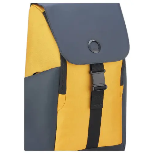 SecurFlap Rugzak 15,6" - Comfortabel & Veilig - Geel - DELSEY