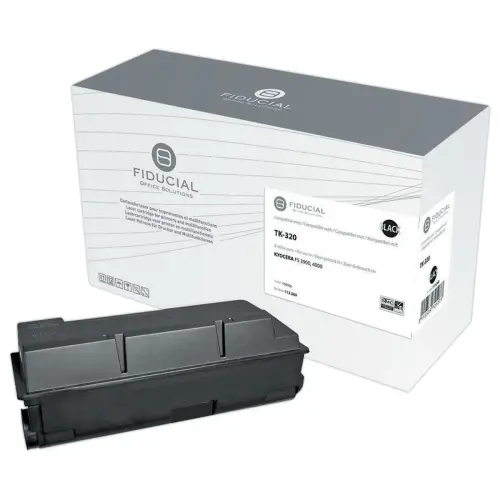 Lasercartridg FIDUCIAL equiv. KYOCERA TK320 Zwart 