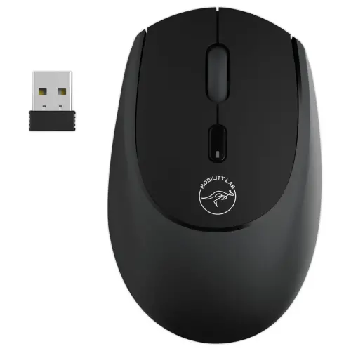 Draadloze muis Pop Gum - Drievoudige verbinding - Zwart - MOBILITY LAB