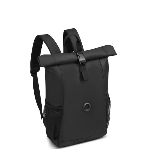 Citypkrolltop rugzak 22L - Zwart - DELSEY