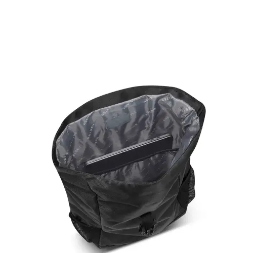 Citypkrolltop rugzak 22L - Zwart - DELSEY