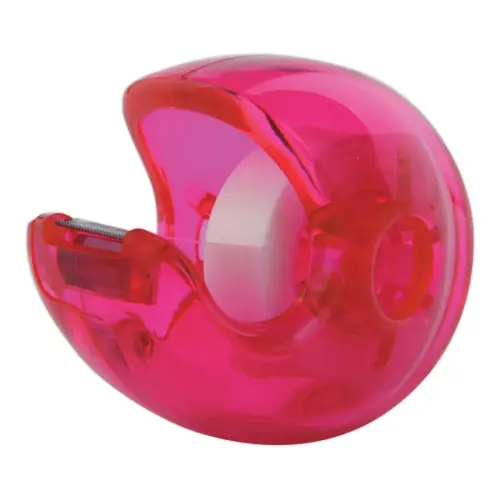 Dispenser voor rollen plakband 33m x 19 mm - Roze 