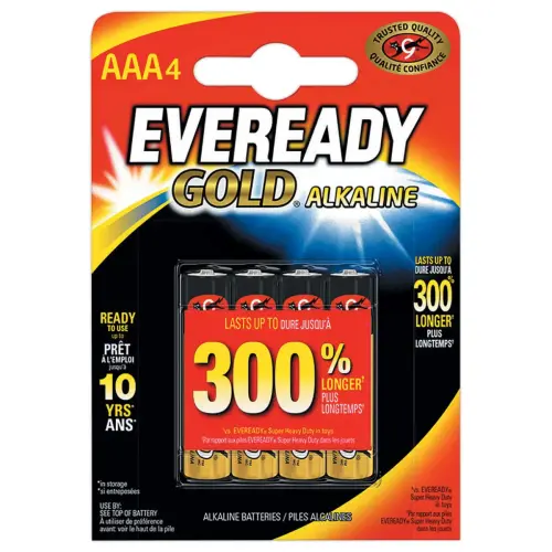 4  Alkaline batterijen ENERGIZER LR03 EVEREADY 