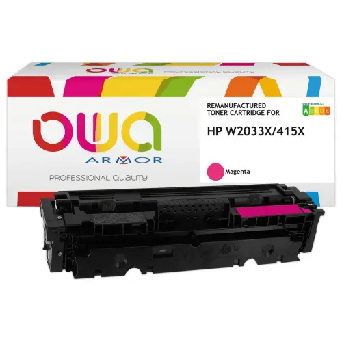 Compatibele toner HP W2033X OWA magenta 