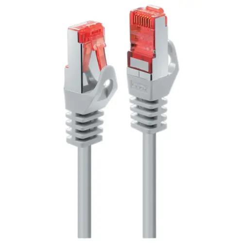 Beveiligd netwerkkabel RJ45 Cat.6 S/FTP 2m grijs