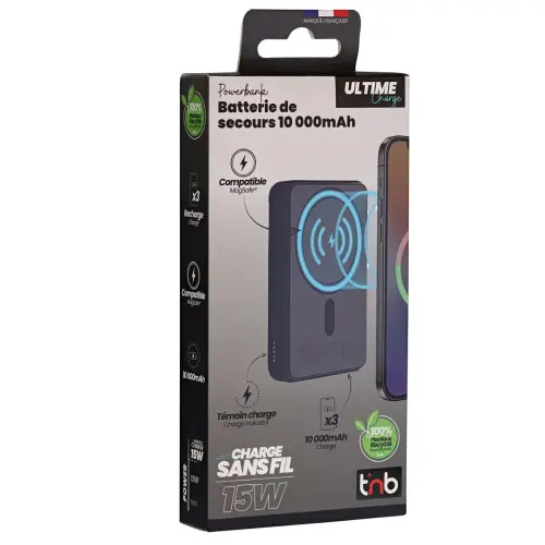 Draagbare Batterij 1000MAH Gerecycled - MagSafe met Houder - T'NB