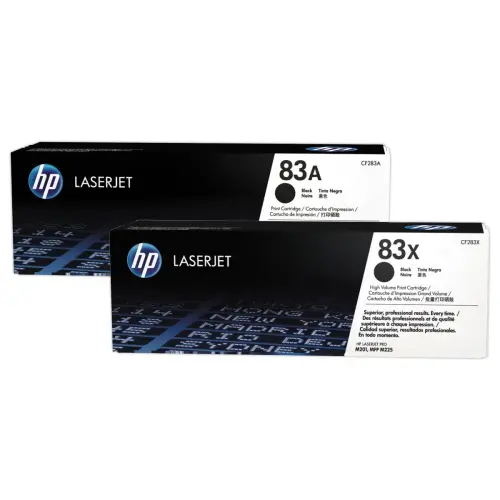2  Lasercartridges  HP Zwart CF283AD DualPack 