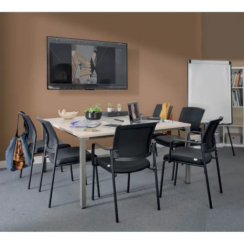 2 stoelen Synergy molgrijs gemonteerd