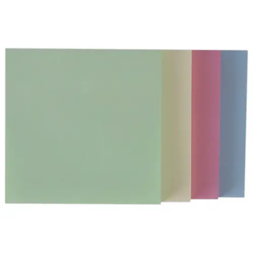 Kubusblok 400 vellen 75x75 mm pastel assorti kleuren