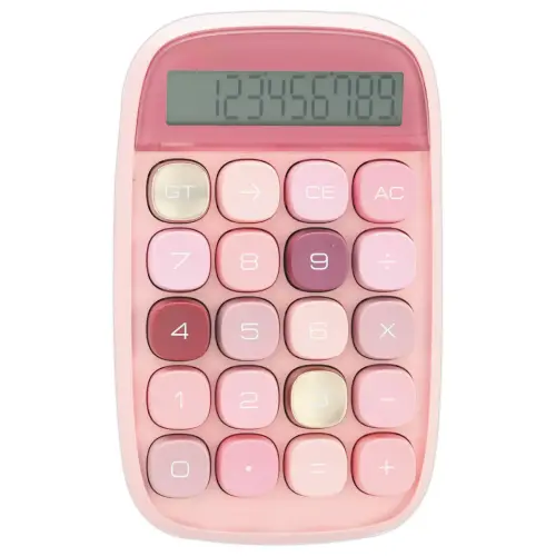 Pop Kleine Semi-bureaurekenmachine - Roze