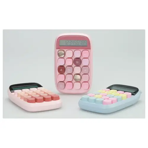 Pop Kleine Semi-bureaurekenmachine - Roze