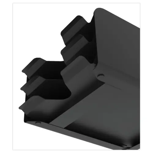 3-laden opbergmodule Zwart - O'Desk 