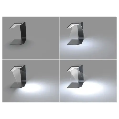 LED-lamp STEELIO Zwart - We Light