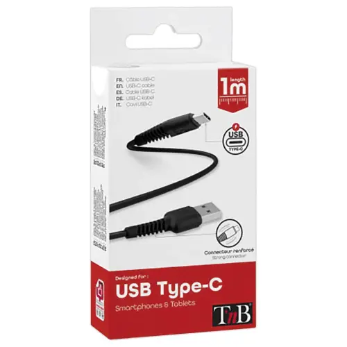 Versterkte USB-C-kabel 1M