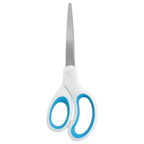 Schaar met spitse punten - asymmetrische kunststof ringen 17 cm