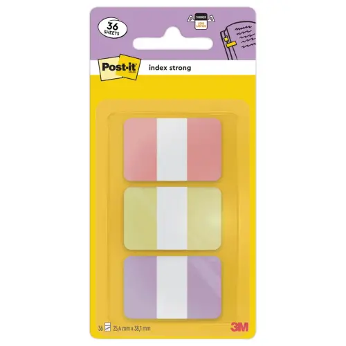 Stevige bladwijzers - 25,4 x 38,1 mm - POST-IT