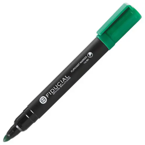 Marker voor flipchart - Ronde punt - groen