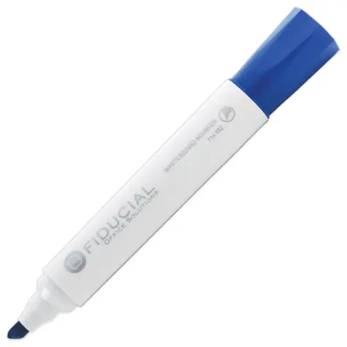 Marker voor whiteboards met beitelpunt - Blauw - FIDUCIAL 