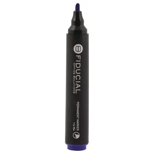 Permanent marker met beitelpunt - Blauw - FIDUCIAL