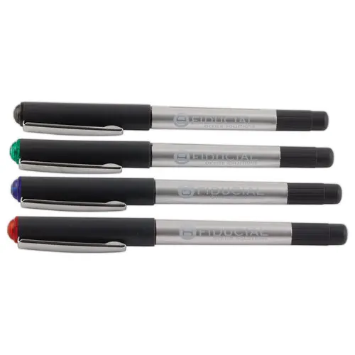 Roller met metalen punt medium schrift - Rood - FIDUCIAL 