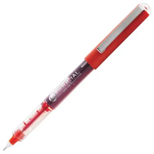 Rollerpen met naaldpunt medium schrift - Rood - FIDUCIAL