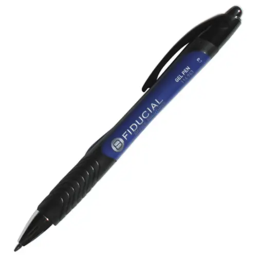 Intrekbare gelbalpen Grip - Middelgroot geschrift - blauw - FIDUCIAL